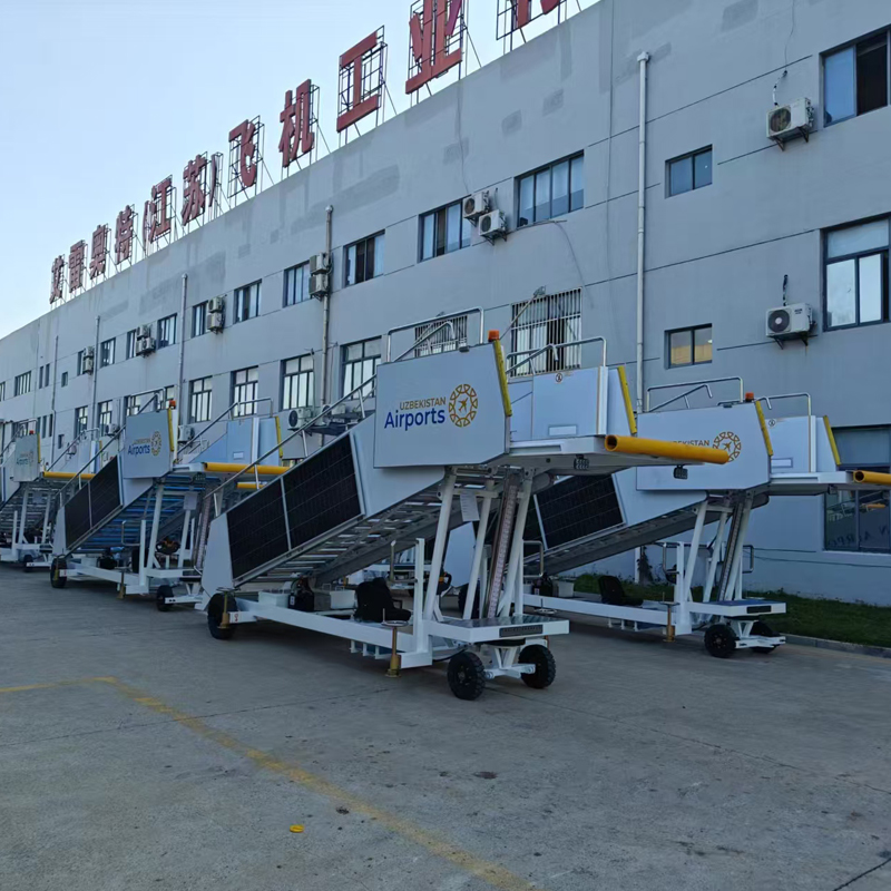 Hand Pushing Passenger Steps Рука толкает шаги пассажира