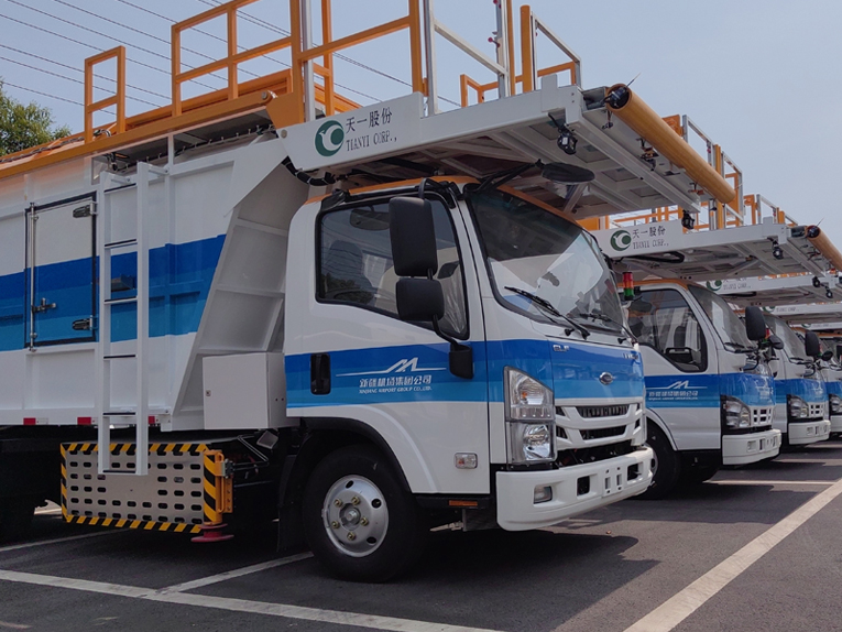 Электрические мусоровые грузовики