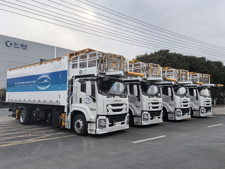 Дизельный фургон для обслуживания аэропорта