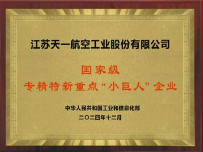 Tianyi Co., Ltd. | После того, как он был удостоен национального ключа 'Little Giant ' в специализированной, утонченной, уникальной и инновационной области, он снова получил финансовую поддержку от центрального правительства